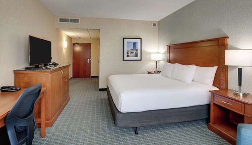 Deluxe Room, 1 King Bed, Accessible, Refrigerator & Microwave (Hearing Accessible, Roll in Shower)