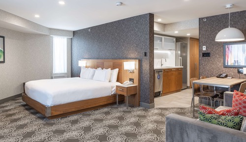 Studio, 1 King Bed, Kitchen