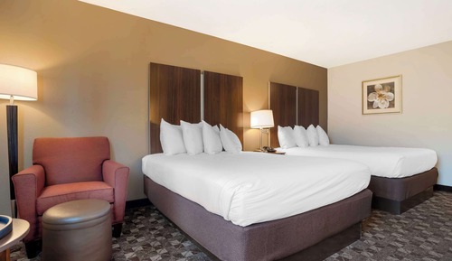 Standard Room, 2 Double Beds, Non Smoking, Refrigerator & Microwave (Pet Friendly)