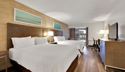 Standard Room, 2 Queen Beds, Pool View (Indoor Pool View)