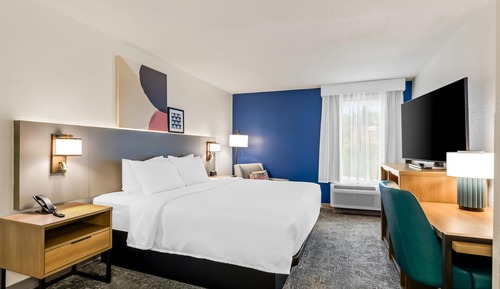Room, 1 King Bed, Accessible (Mobility & Hearing, Roll-in Shower)