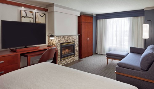 Studio, 1 King Bed with Sofa bed, Fireplace