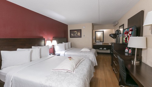 Premium Room, 2 Double Beds (Upgraded Bedding & Snack, Smoke Free)
