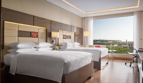 Executive Room, 2 Double Beds, Non Smoking, Pool View