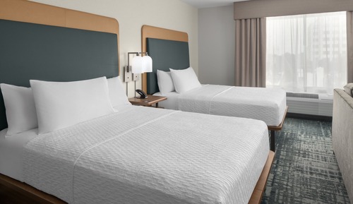 Studio, 2 Queen Beds, Accessible (Hearing)