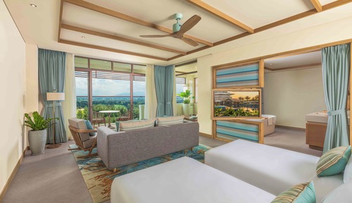 Suite, 2 Twin Beds, Garden View
