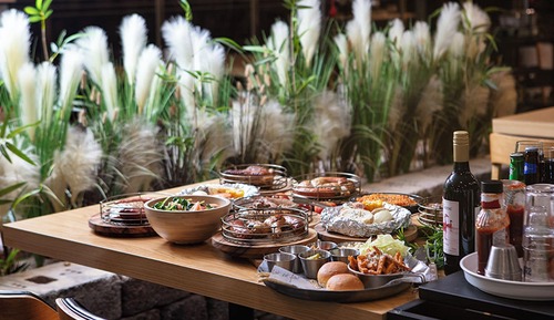 [The Farm PKG]Standard Double+Pork Belly200g+Pork Neck250g+Chicken Leg100g+2Sausages+Veggies(1 time)