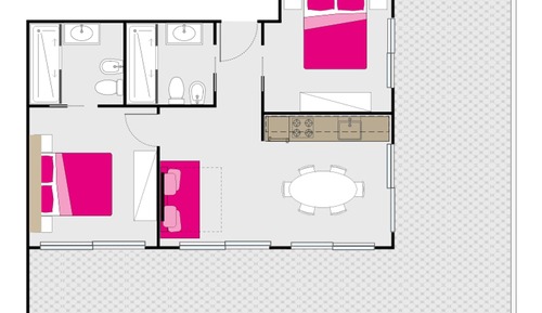 Prestige Apartment, 2 Bedrooms, Sea View