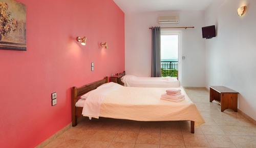 Quadruple Room, Sea View