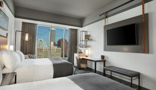 Standard Guest room with 2 Queen, City view