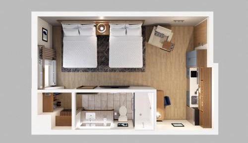 Studio Suite with Two Queen Beds