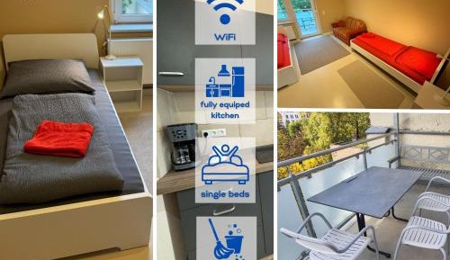 Three-Bedroom Apartment with Balcony