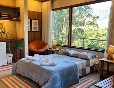 Family Room with Mountain View