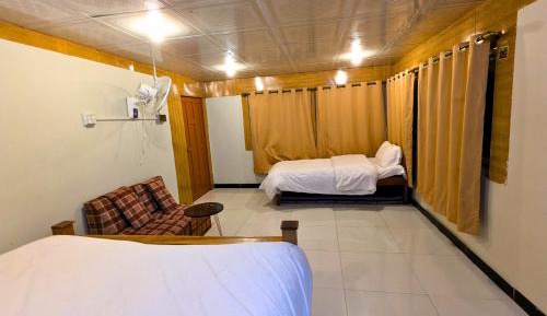 Family Room with Mountain View