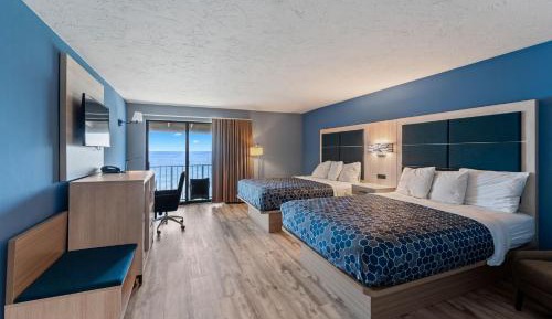 Deluxe Queen Room with Two Queen Beds with Oceanview - North Wing