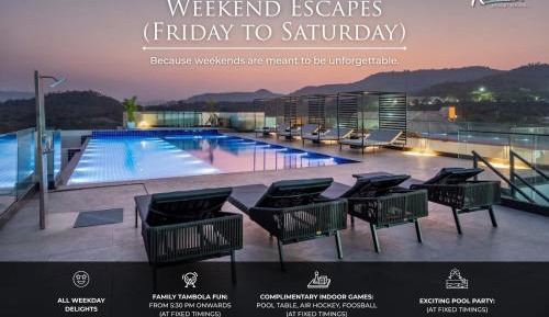 Deluxe Room with 15% discount on Food & Beverage , 20% discount on laundry and 2+1 offer on selected IMFL brands from 11am to 11pm and Evening Tea coffee session