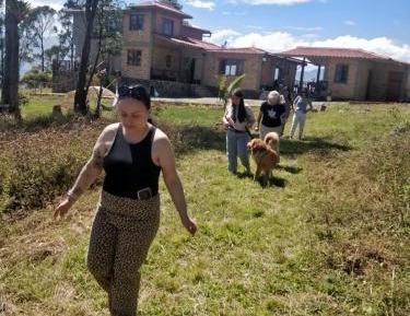 Family Room with Mountain View