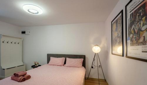 Studio Apartment with Bathtub