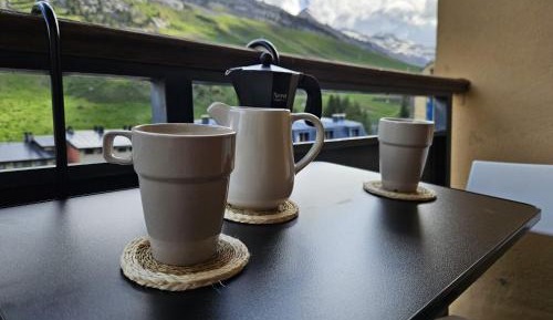 One-Bedroom Apartment with Balcony and Mountain View  