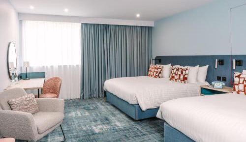 Standard Double Room with Two Double Beds - Disability Access