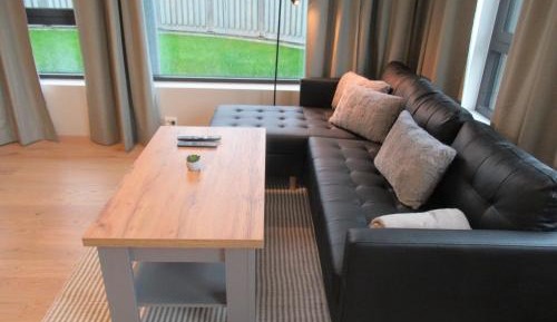 Deluxe One-Bedroom Apartment with Garden View