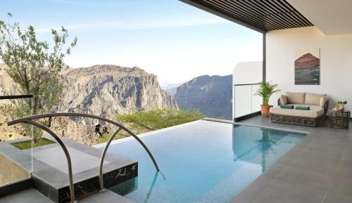 One-Bedroom Chalet with Private Pool and Canyon View