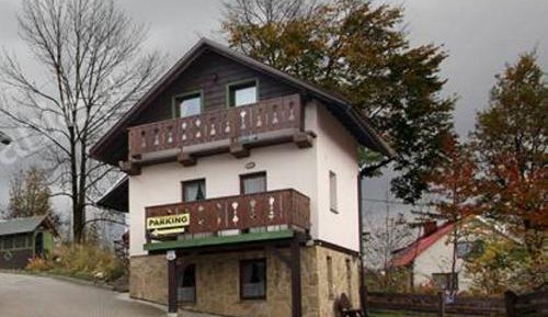 Chalet with fireplace