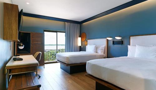 Queen Room with Two Queen Beds with River View