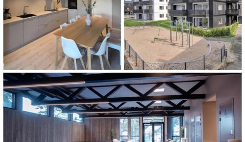 Four-Bedroom Apartment with Balcony 