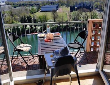 Three-Bedroom Apartment with Water View