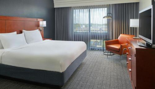 King Room with Sofa Bed and Roll-in Shower - Mobility and Hearing Accessible