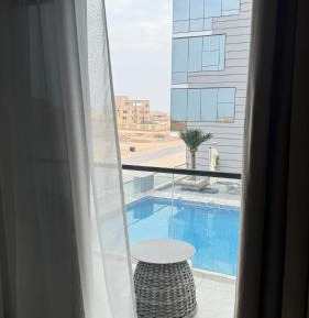 Studio with Pool View