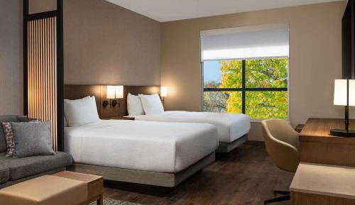 Queen Room with Two Queen Beds, Sofa Bed and Roll-in Shower - Disability Access