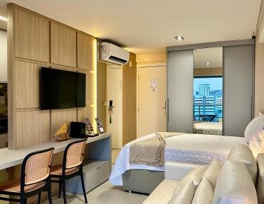 One-Bedroom Apartment with Balcony and Sea View