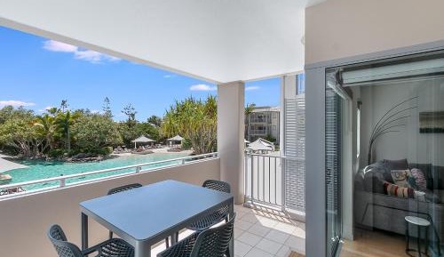 Two-Bedroom Apartment with Pool View