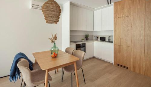 Suites for 4 people with a garden