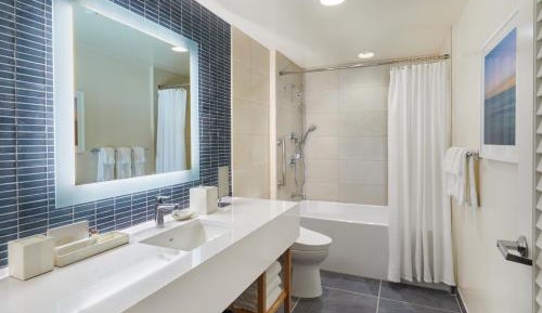 Queen Room with Two Queen Beds and Partial Ocean View