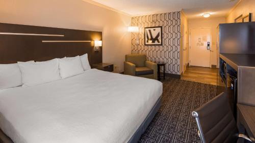 King Room with Roll-in Shower - Mobility Accessible/Non-Smoking