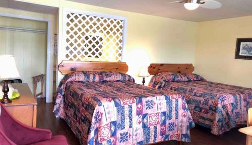 Motel Double Room with Two Double Beds