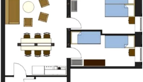 Comfort Two-Bedroom Apartment (4 Adults)