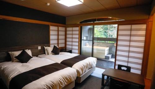 Standard Modern Japanese-Style Room with Open-Air Cypress Bath and Private Terrace - Smoking