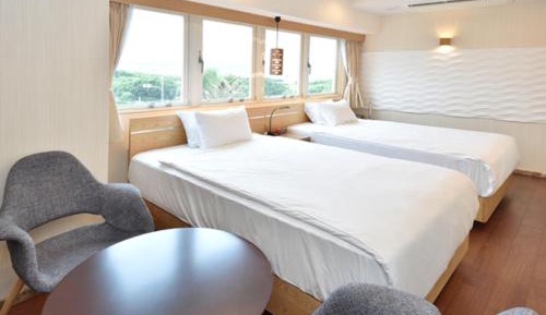 Grand Twin Room with Enoshima View - 4th Floor - Non-Smoking