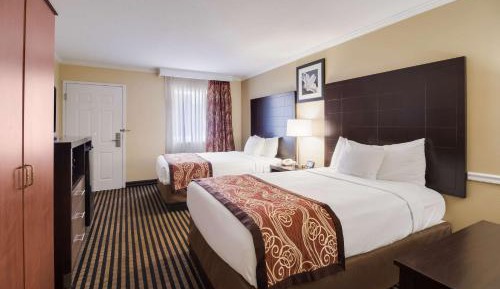 Double Room with Two Double Beds - Disability Access/Roll-In Shower