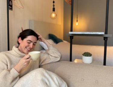 Suite with kitchenette and harbor view