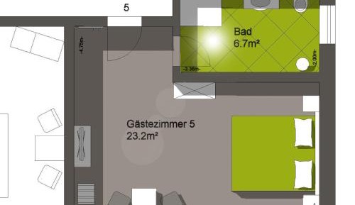 Deluxe Double Room with Shower