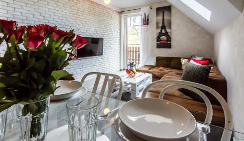 One-Bedroom Apartment with Balcony and Sauna