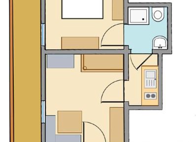 One-Bedroom Apartment with Balcony