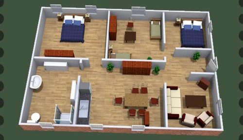 Three-Bedroom Apartment