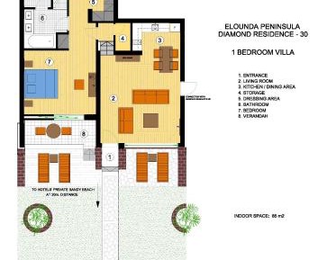 Koufonisia Diamond Residence One-Bedroom with Direct Beach Access