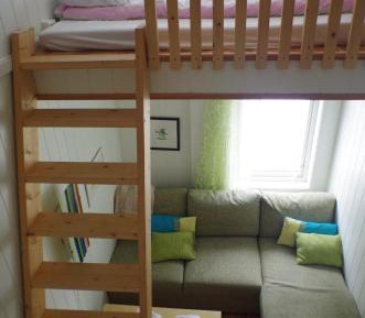 Family Room with Shared Bathroom